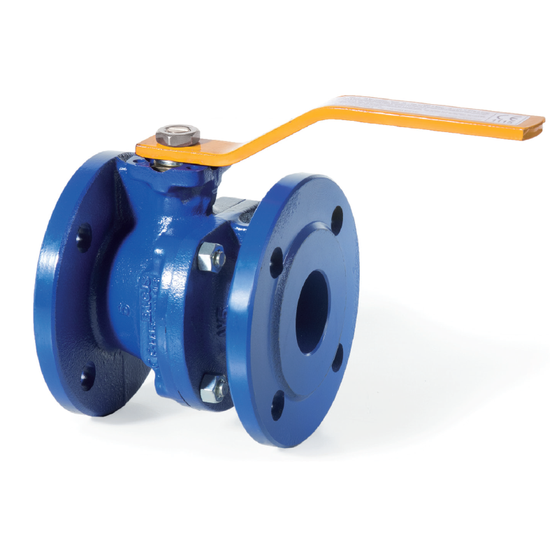 Flanged cast iron gas ball valve