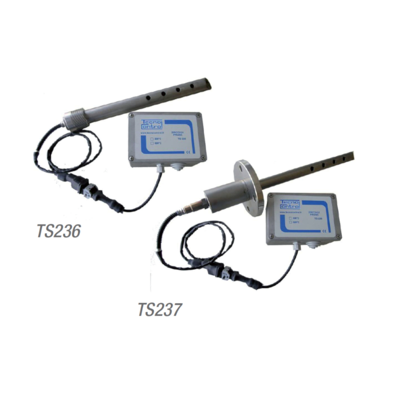 Istruzioni TS236 - TS237 Sonda all'ossido di zirconio per ossigeno
