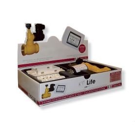 KIT LIFE Recessed installation gas safety kit with Solenoid Valve